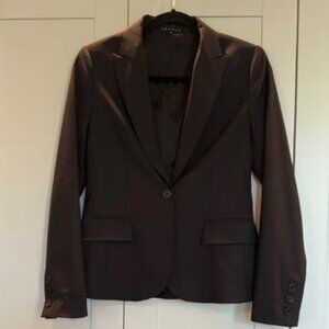 Theory Brown Blazer Tailored Fit